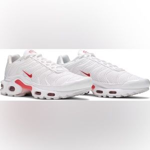 Wmns Air Max Plus 'White Track Red'